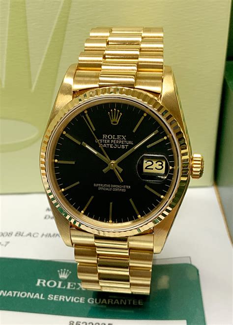 gold rolex datejust 16018|rolex datejust 1601 36mm.